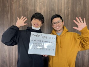 腰椎ヘルニアでの悩みが改善したお客様の声。